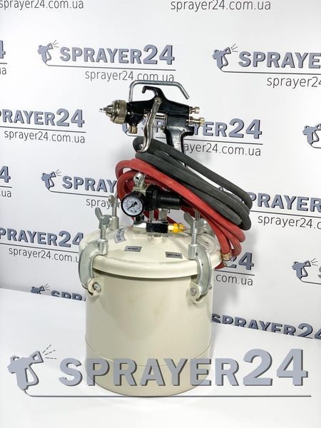 Фарбонагнітальний бак пневматичний на 8 літрів Sprayer-8L фото