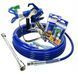 Комплект Graco 17Y220 оригінал США (пістолет Contractor PC 17Y043, шланг BlueMax, сопла FFLP, подовжувач, фільтра) Graco 17Y220 фото 1