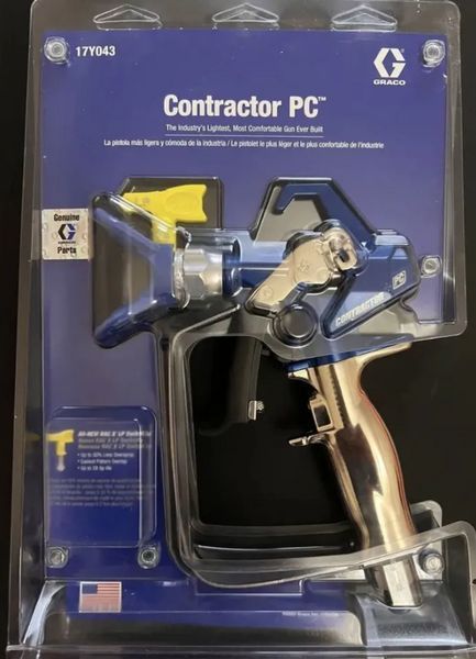 Фарбувальний пістолет Graco Contacor PC з висувним курком 17Y043 оригінал США Contractor PC 17Y043 фото