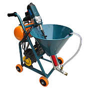 Шнековая шпаклёвочная станция NVT-90 с ресивером